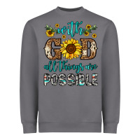 Storm with god all things are possible Heavyweight Sweatshirt - OliviaCreatesArt