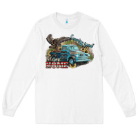 White Truck USA country road take me home 4th of july Long Sleeve Tee - HowdyJamesFarm