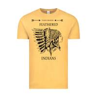 Vintage Mustard A Feathered indians tyler darling childers art gift for fans Vintage Tee - tuanDangUi