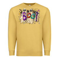 Antique Gold boo Premium Sweatshirt - CowhideDigitalArt