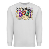 Dove Grey boo Premium Sweatshirt - CowhideDigitalArt
