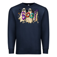 Navy boo Premium Sweatshirt - CowhideDigitalArt