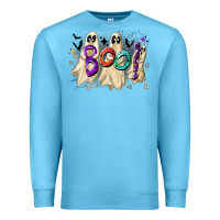 Ocean Blue boo Premium Sweatshirt - CowhideDigitalArt