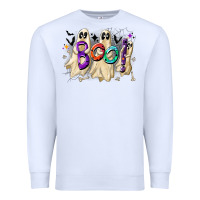 White boo Premium Sweatshirt - CowhideDigitalArt