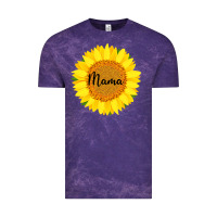 Cloud Purple Sunflower Mama Vintage Tee - Bettercallsaul