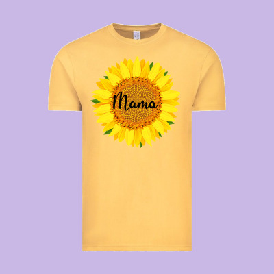 Sunflower Mama Vintage Tee Designed By Bettercallsaul