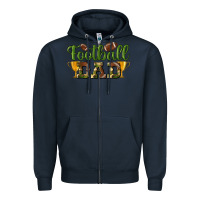 Navy football dad Zipper Hoodie - BundleAndBundleShop