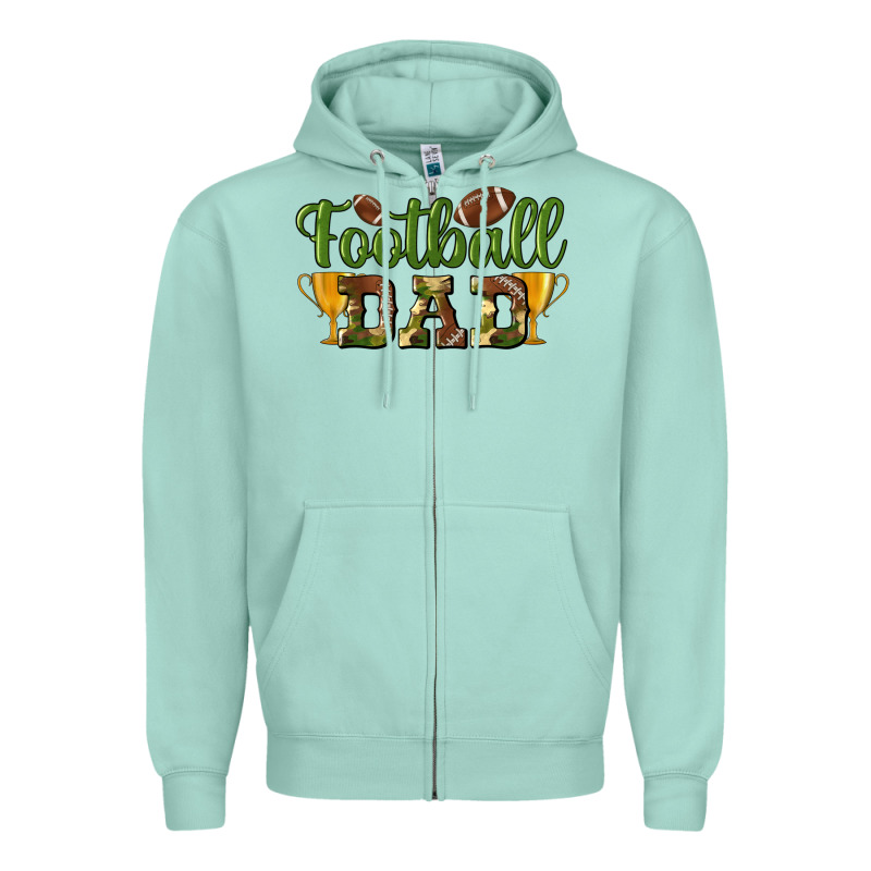 Football Dad Zipper Hoodie by BundleAndBundleShop | Teevron