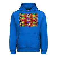 Cobalt mardi gras cake fleur de lis crawfish brushstrokes Urban Hoodie - Artiststas