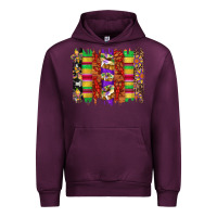 Mauve Wine mardi gras cake fleur de lis crawfish brushstrokes Urban Hoodie - Artiststas