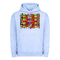 Pigment Grape Ice mardi gras cake fleur de lis crawfish brushstrokes Urban Hoodie - Artiststas