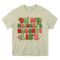 Mossy on my husband's naughty list Heavy Core Tee - MaliasSmallBusiness
