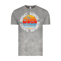 Cloud Rock sunrise sunburn sunset repeat retro vintage gift vacation t shirt Vintage Tee - tuanDangUi