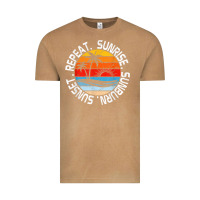 Vintage Camel sunrise sunburn sunset repeat retro vintage gift vacation t shirt Vintage Tee - tuanDangUi