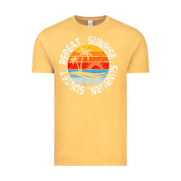 Vintage Mustard sunrise sunburn sunset repeat retro vintage gift vacation t shirt Vintage Tee - tuanDangUi
