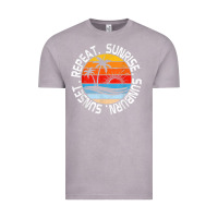 Vintage Zinc sunrise sunburn sunset repeat retro vintage gift vacation t shirt Vintage Tee - tuanDangUi