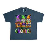 Midnight Navy halloween with my gnomies Urban Heavy Tee - texasbilliewilder