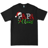 Black Papa Claus with christmas lights and mistletoe Premium Tee - NancyCooperArtShop