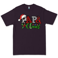 Plum Papa Claus with christmas lights and mistletoe Premium Tee - NancyCooperArtShop