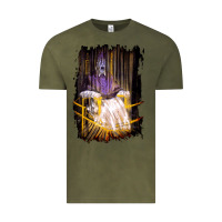 Vintage Olive Francis Bacon Screaming Pope painting art lover gift  1 Vintage Tee - tuanDangUi