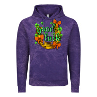 Cloud Purple st.patricks good luck Vintage Hoodie - NancyCooperArtShop