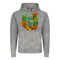 Cloud Rock st.patricks good luck Vintage Hoodie - NancyCooperArtShop