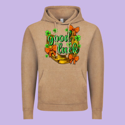 St.patricks Good Luck Vintage Hoodie Designed By Nancycooperartshop