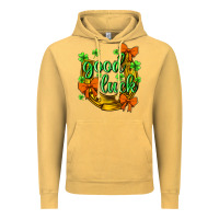 Vintage Mustard st.patricks good luck Vintage Hoodie - NancyCooperArtShop
