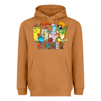 Meerkat hello summer drink Heavyweight Hoodie - CowhideDigitalArt