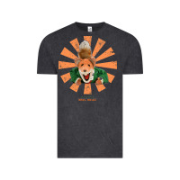 Vintage Black basil brush retro japanese Vintage Tee - tuanDangUi
