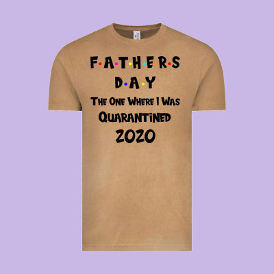 Father S Day The One Where I Was Quarantined 2020 Vintage Tee Designed By Bettercallsaul