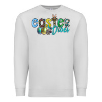 Dove Grey easter vibes Premium Sweatshirt - CowhideDigitalArt