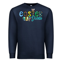 Navy easter vibes Premium Sweatshirt - CowhideDigitalArt