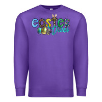 Purple easter vibes Premium Sweatshirt - CowhideDigitalArt