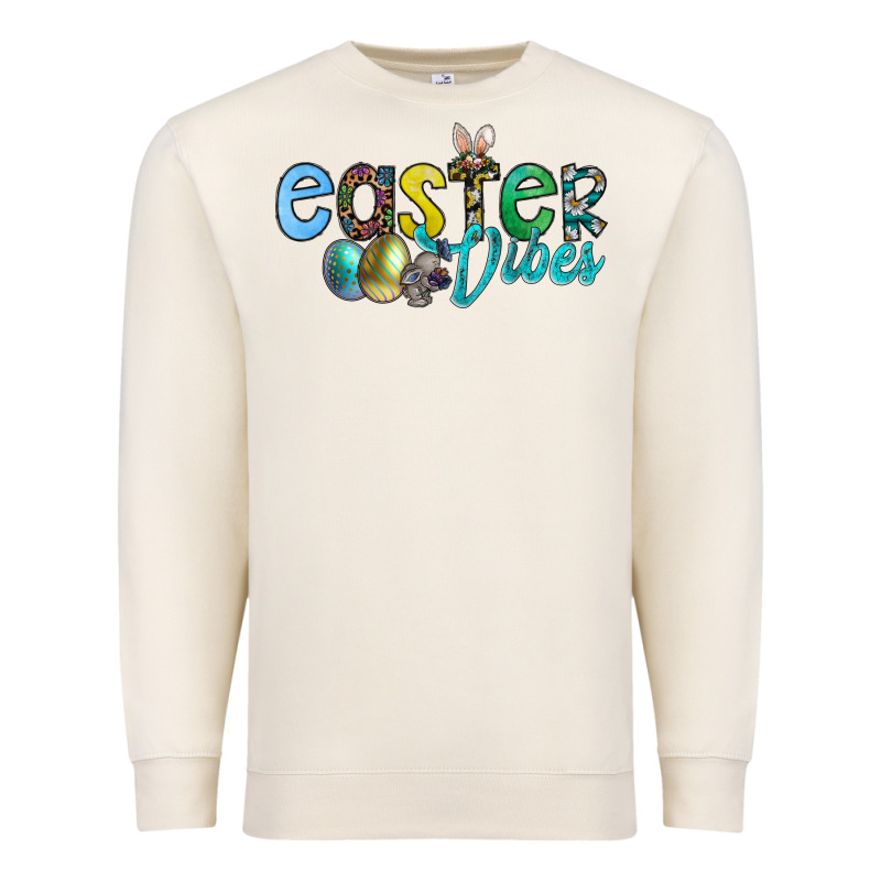 Easter Vibes Premium Sweatshirt by CowhideDigitalArt | Teevron
