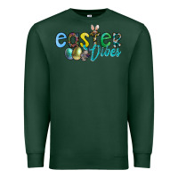 Sports Green easter vibes Premium Sweatshirt - CowhideDigitalArt