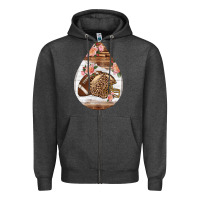 Charcoal Heather american football and western roses teardrop Zipper Hoodie - BundleAndBundleShop