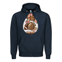 Navy american football and western roses teardrop Zipper Hoodie - BundleAndBundleShop