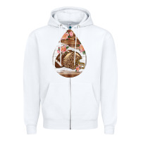American Football And Western Roses Teardrop Zipper Hoodie | Teevron