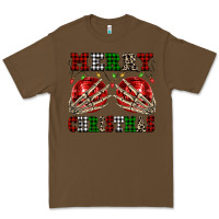 Cacao Merry Christmas skeleton hands boobs Premium Tee - NancyCooperArtShop