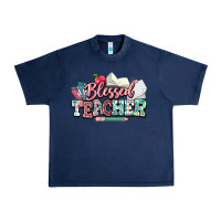 Navy blessed teacher school Urban Heavy Tee - NancyCooperArtShop