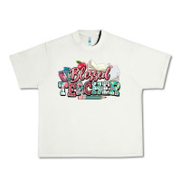 Pistachio blessed teacher school Urban Heavy Tee - NancyCooperArtShop