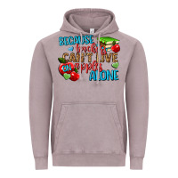 Vintage Zinc because teachers cant live on apples alone Vintage Hoodie - NancyCooperArtShop