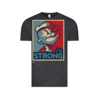 Vintage Black 1 popeye strong brand a transparent Vintage Tee - tuanDangUi