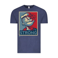 Vintage Denim 1 popeye strong brand a transparent Vintage Tee - tuanDangUi