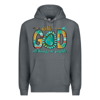 Rock with god all things are possible with turquoise gemstone bbs Premium Hoodie - BundleAndBundleShop