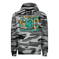 Slate Camo with god all things are possible with turquoise gemstone bbs Premium Hoodie - BundleAndBundleShop