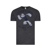 Vintage Black popeye poopdeck academy brand a transparent Vintage Tee - tuanDangUi