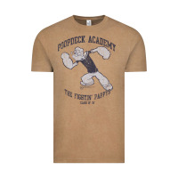 Vintage Coffee popeye poopdeck academy brand a transparent Vintage Tee - tuanDangUi