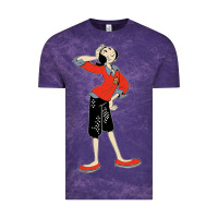 Cloud Purple olive oyl art Vintage Tee - tuanDangUi